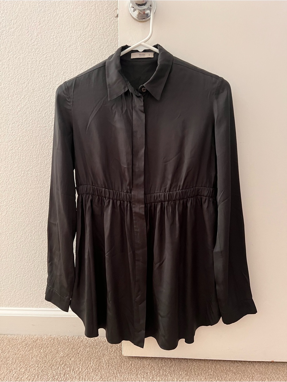 vintage Prada silk button-up
